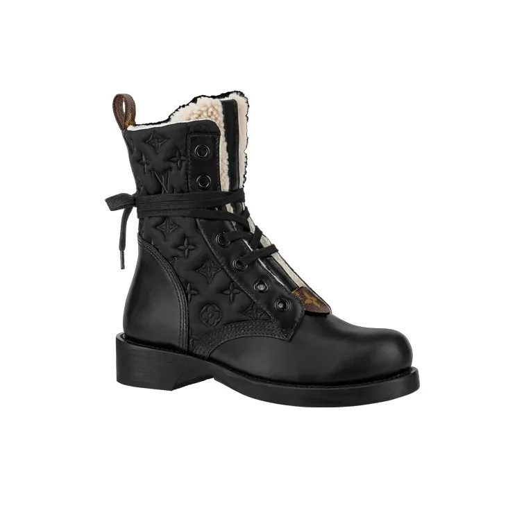 LOUIS VUITTON Metropolis Ankle Boots Women's Black-1