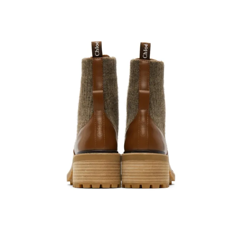 Chloe Franne Ankle Boots Women's Brown-4