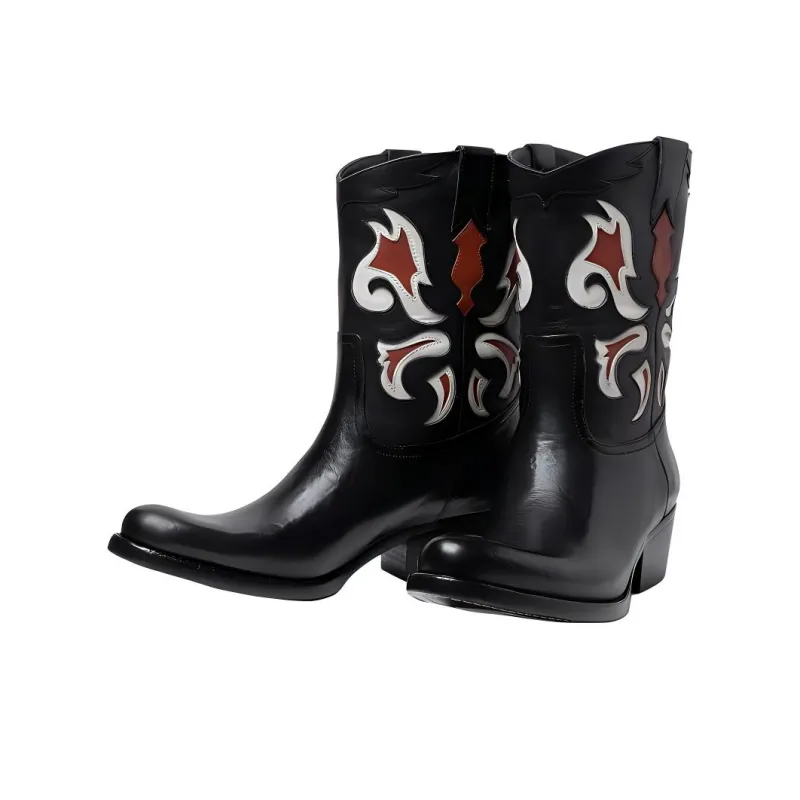SARTORE Ankle Boots 4.5cm Women's Black-2