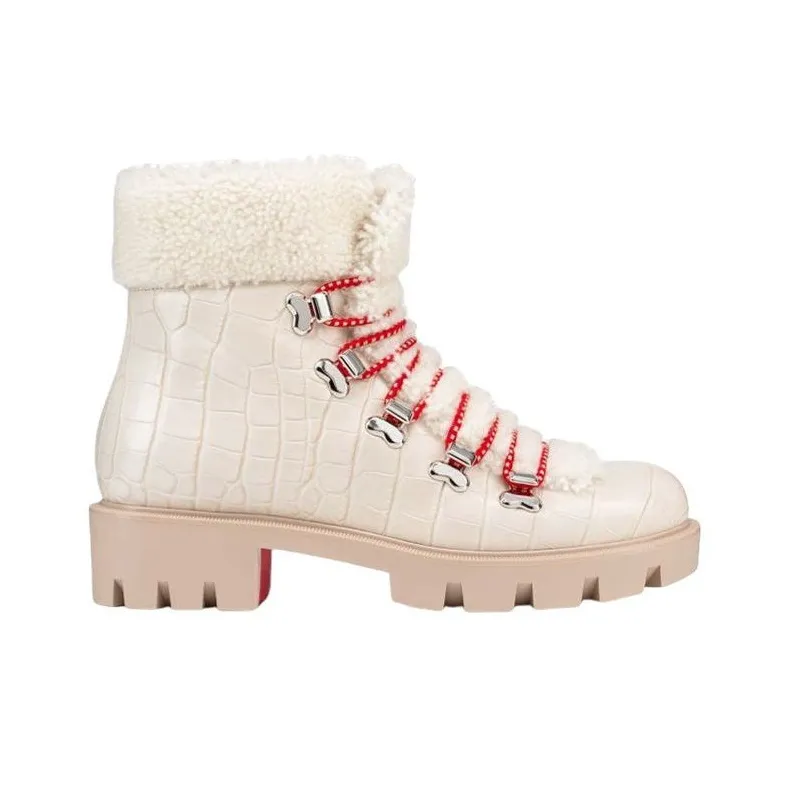 CL LUBOTING Ankle Boots Women's Nude-1