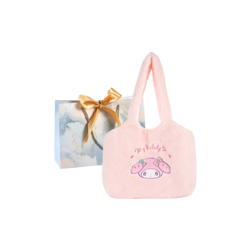 Sanrio Polyester Shoulder Bag Regular Unisex Purple-1