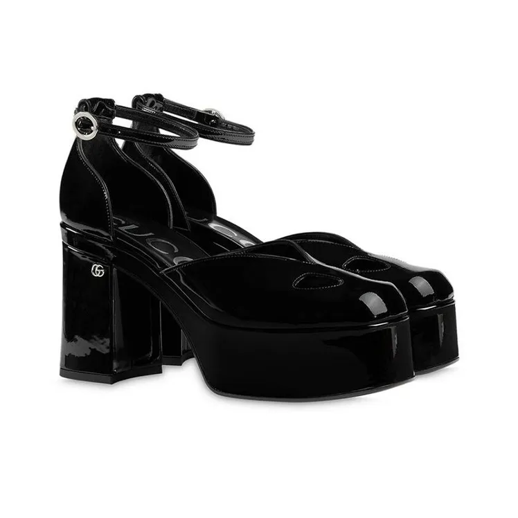 GUCCI Ankle-strap Platform Pumps-1