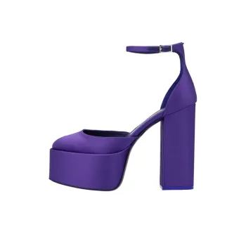 Paris Texas Round Toe Platform Pumps