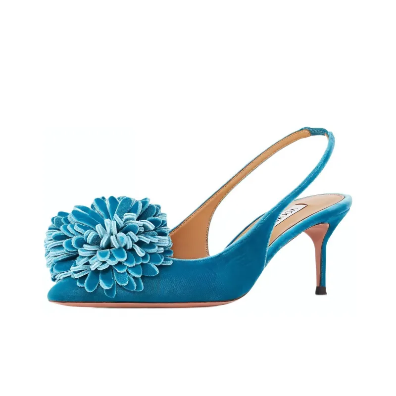 AQUAZZURA Couturier Slim Heel High Heels 6.5cm Women's Light Blue-2
