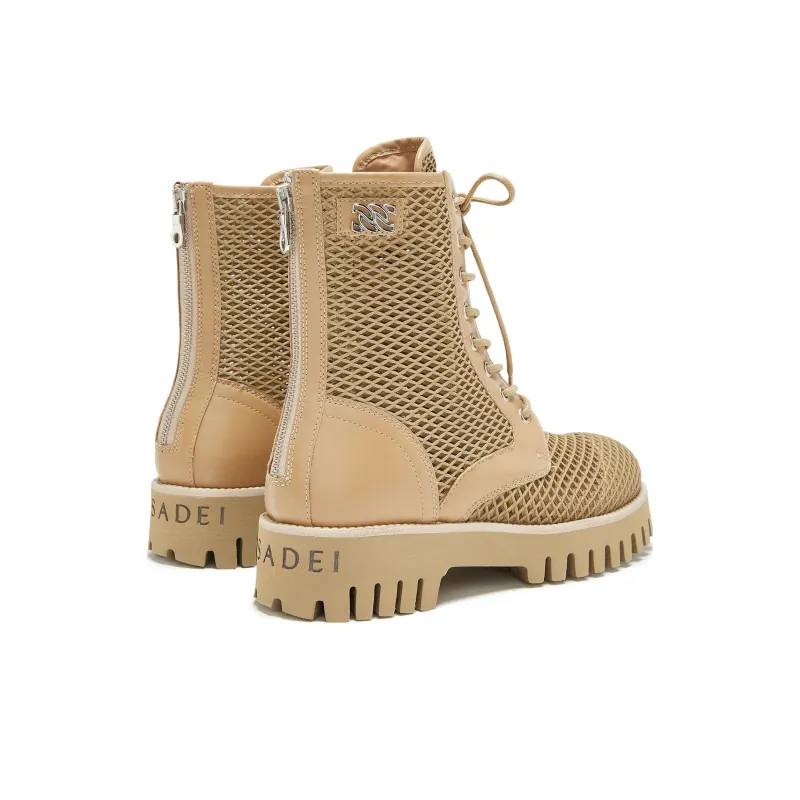 Casadei Mesh Ankle Boots-3
