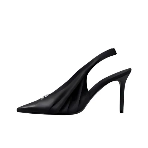 COURREGES Draped Slingback Pumps