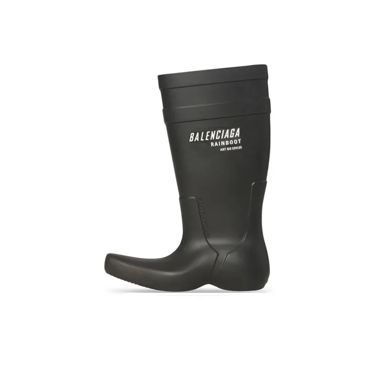 Balenciaga Excavator Boot Black Rubber-0