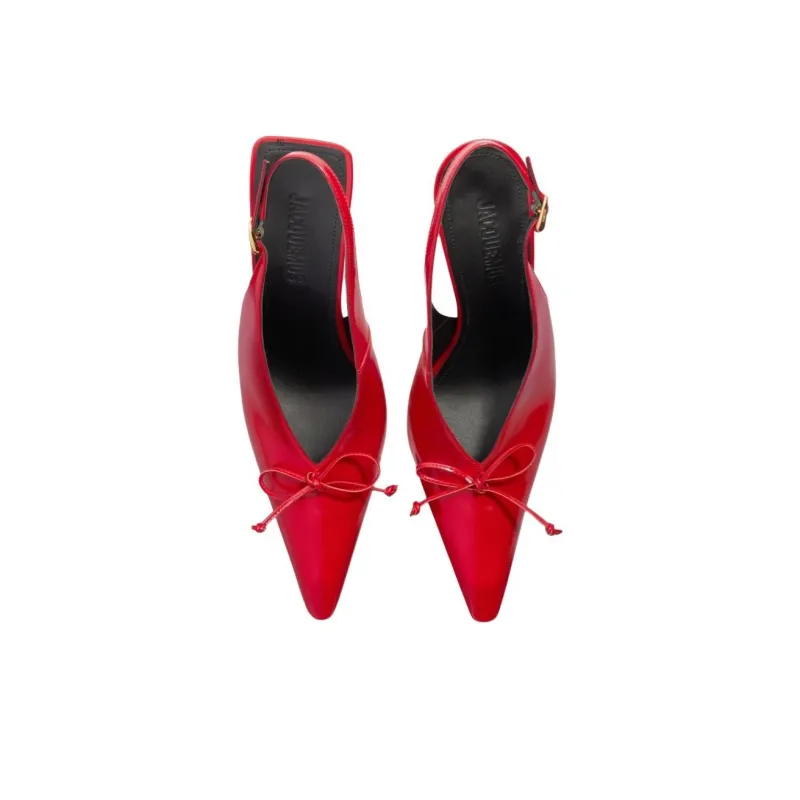 Jacquemus Abra 100mm Slingback Sandals-3