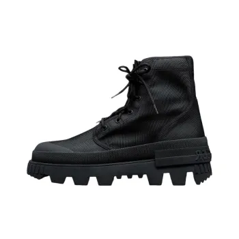 Moncler Ankle Boots 5cm Men's Black