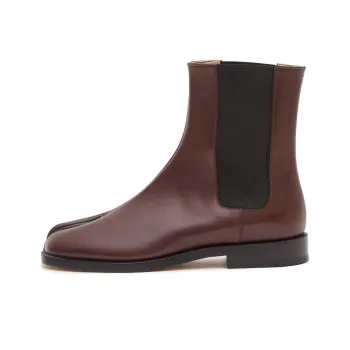 Maison Margiela Tabi Short Chelsea Boots Women's Brown