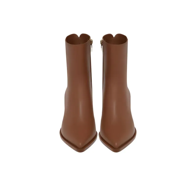 GIANVITO ROSSI KINNEY Ankle Boots Women's Brown-3