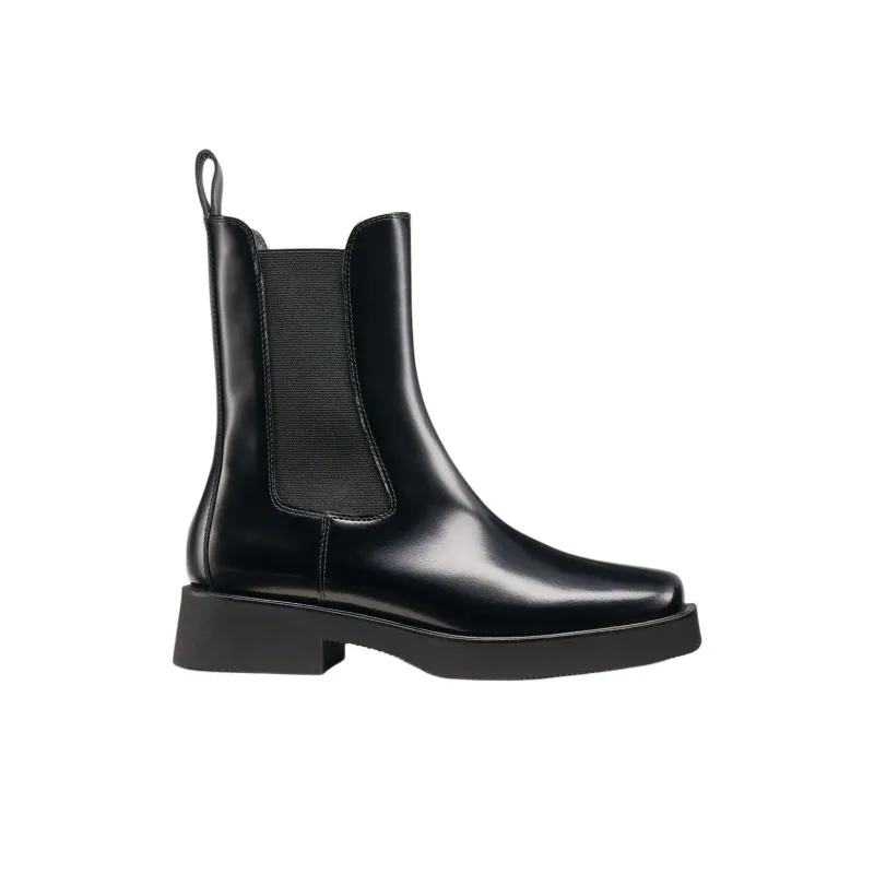 G.H. Bass & Co. BOWERY Short Chelsea Boots 4cm Women's Black-1