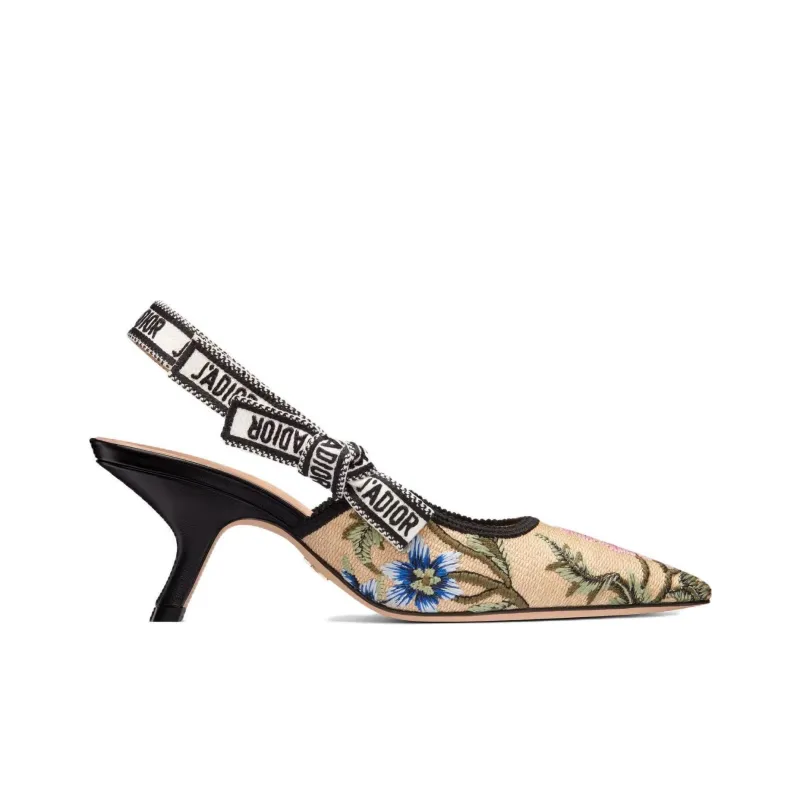 DIOR J'Adior Slim Heel High Heels 6.5cm Women's Beige-4