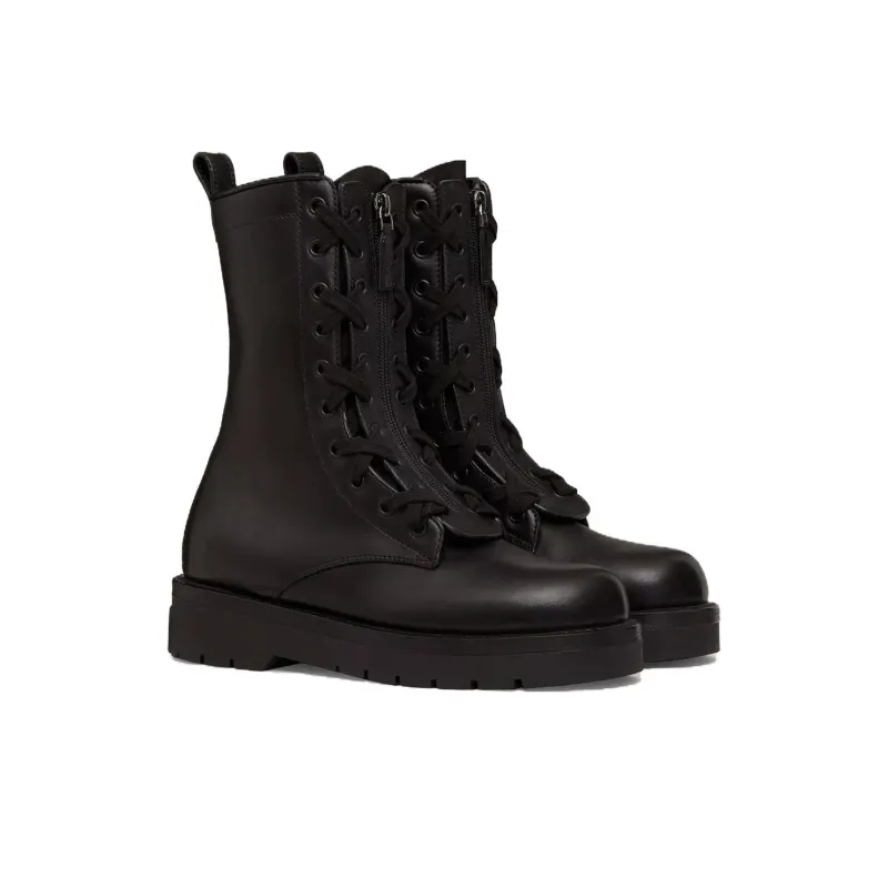 Valentino Martin Boot 4cm Women's Black-4