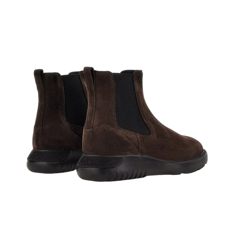 HOGAN Round Toe Ankle Boots-2