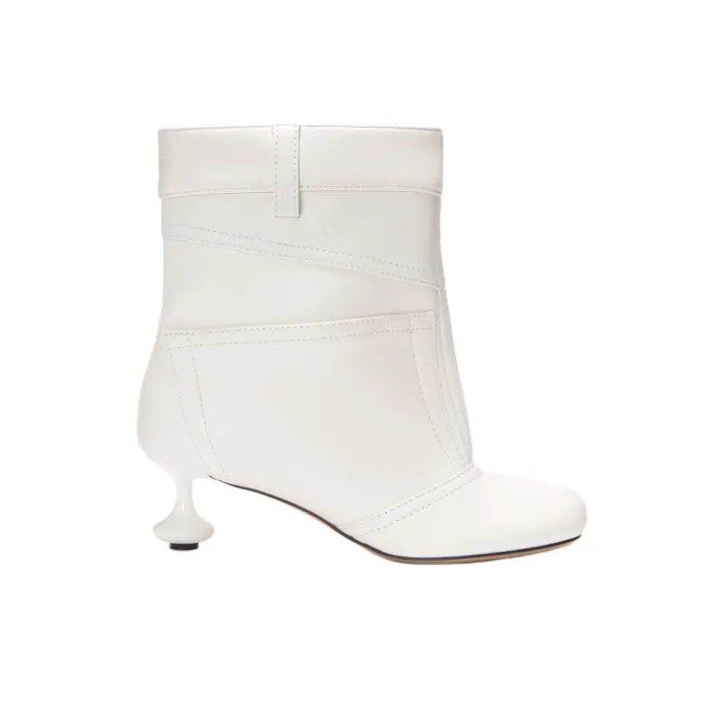 LOEWE Toy Ankle Boots 4.5cm Women's White-1