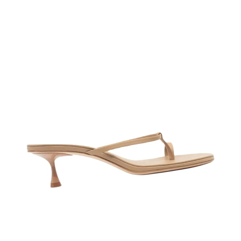 STUDIO AMELIA Flip Flops 5cm Women's Light Brown-1