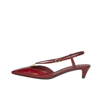 FENDI Cone Heel High Heels Women's Red