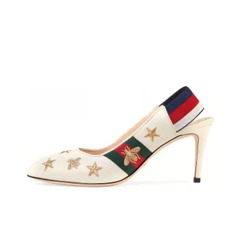 GUCCI High Heels 7.5cm Women's White