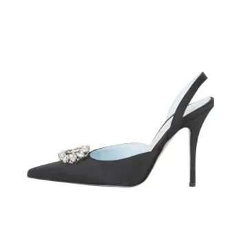 CHIARA FERRAGNI INFINITY LOVE Slim Heel High Heels 10cm Women's Black