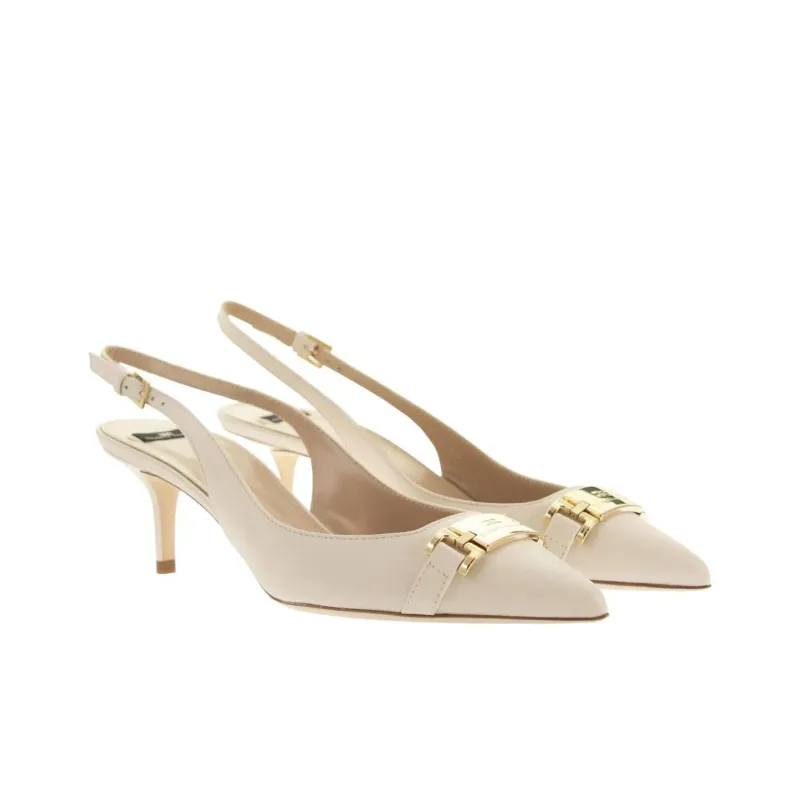 Elisabetta Franchi Slim Heel High Heels 5.5cm Women's Butter-3