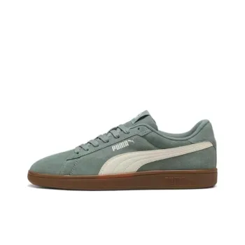 PUMA Smash 3.0 Anti Slip Wear Resistant Low Top Skateboard Shoes Unisex Turquoise White Brown