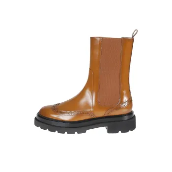 Santoni Round Toe Ankle Boots Women's