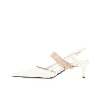 PRADA Slim Heel High Heels Women's White