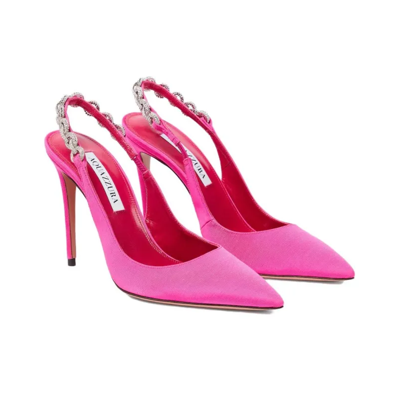 AQUAZZURA Crystal-embellished 110mm Pumps-4