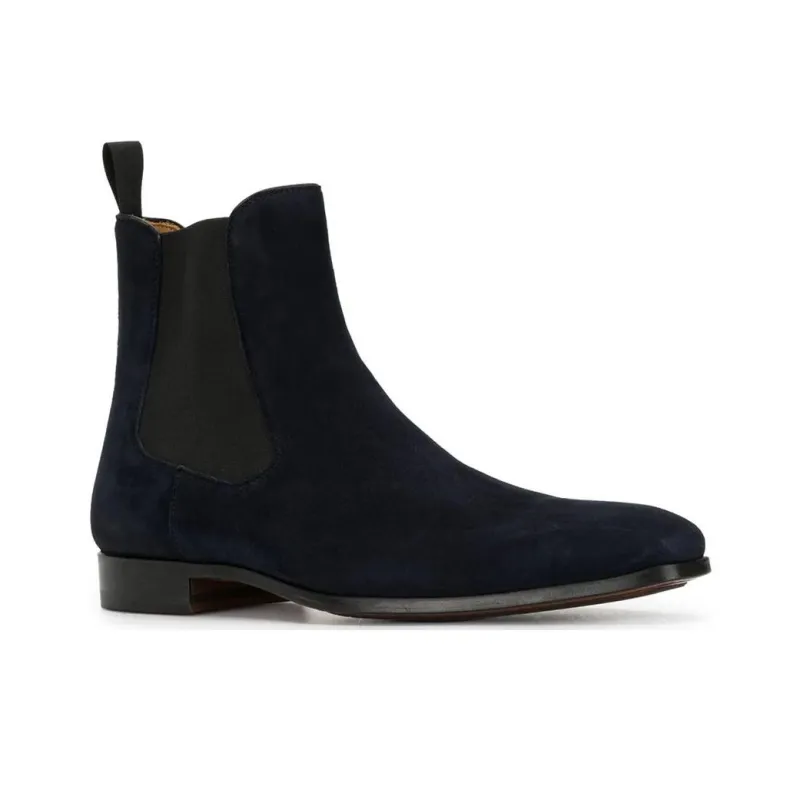 Magnanni Suede Chelsea Boots-2
