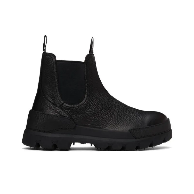 Polo Ralph Lauren Short Chelsea Boots Men's Black-1