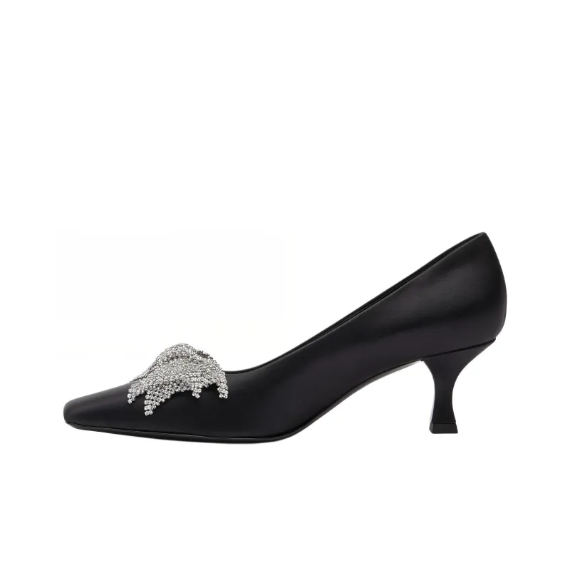 Casadei Butterfly 50mm Satin Pumps-0