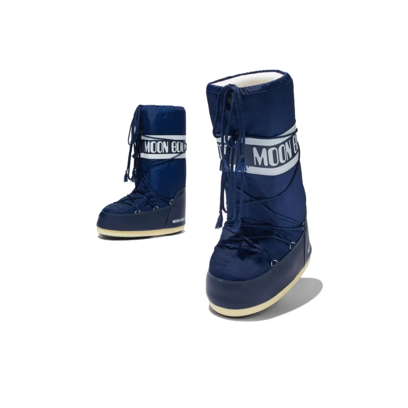 Moon Boot Crew Snow Boots Unisex Blue-2