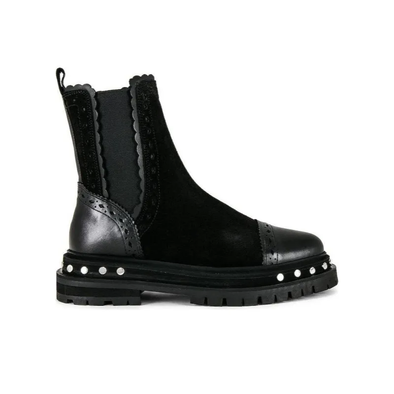 FREE PEOPLE Short Chelsea Boots Women's Black-1