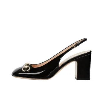 GUCCI Horsebit High Heels 7.5cm Women's Black