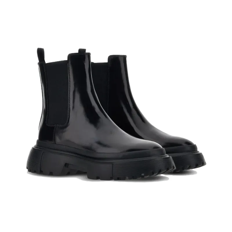 HOGAN Round-Toe Ankle Boots Women's-2