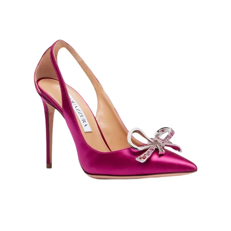 AQUAZZURA Slim Heel High Heels 10.5cm Women's Purple-2