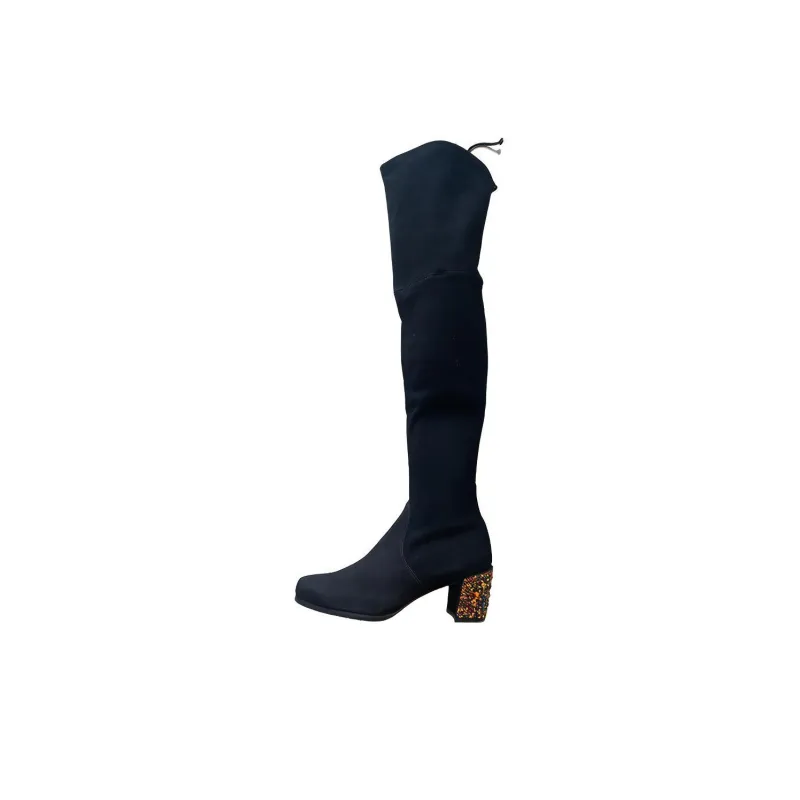 Stuart Weitzman/SW Over the knee Boots Women's Black-2