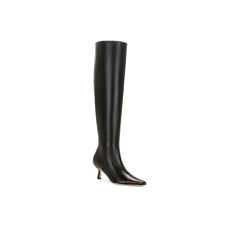 By Far Meghan Over-the-knee Boots 7.5cm Women's Black-1