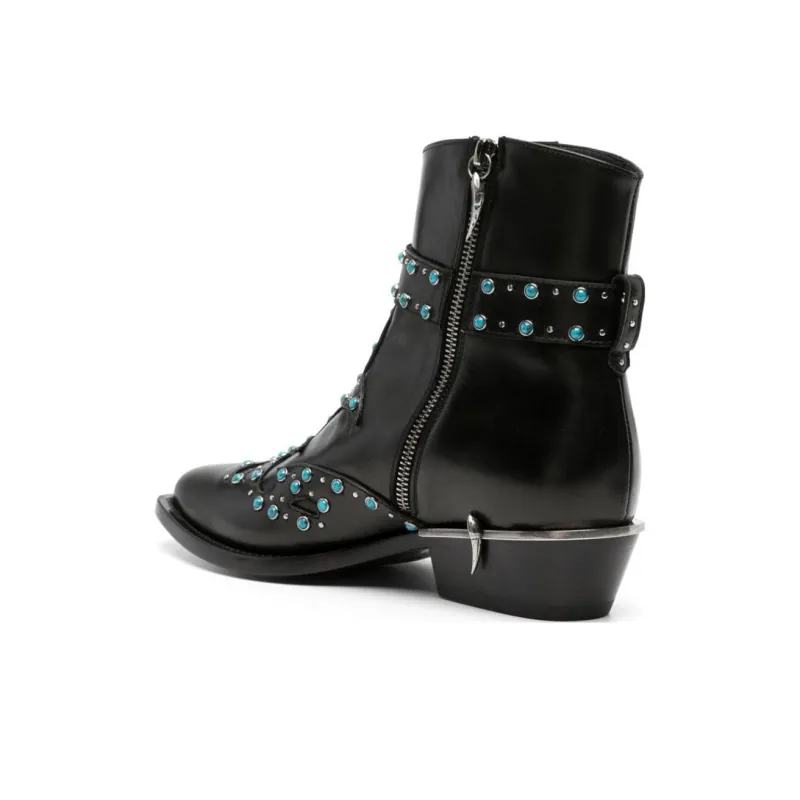 Roberto Cavalli Ankle Boots Women's Black-4