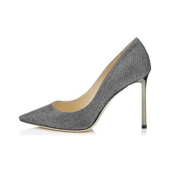 Jimmy Choo ROMY Slim Heel High Heels 10cm Women's Carbon Gray