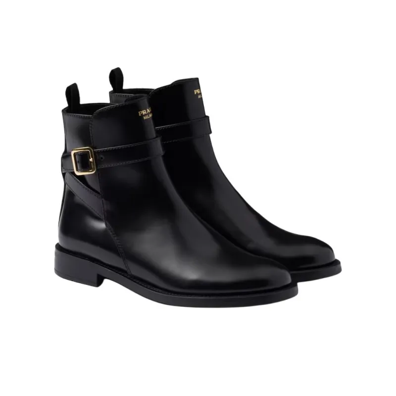 PRADA Ankle Boots Women's Black-2