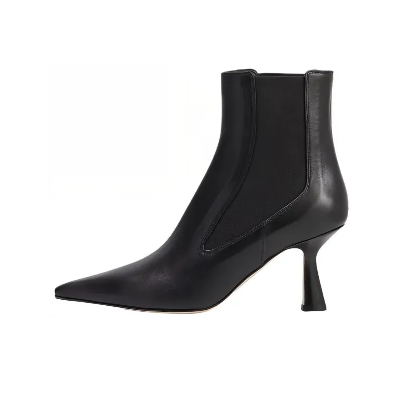 Aeyde Selena Crew Chelsea Boots 7.5cm Women's Black-0