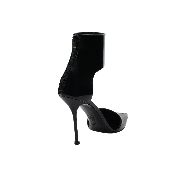 Alexander McQueen Harness Punk 105mm Leather Pumps-4