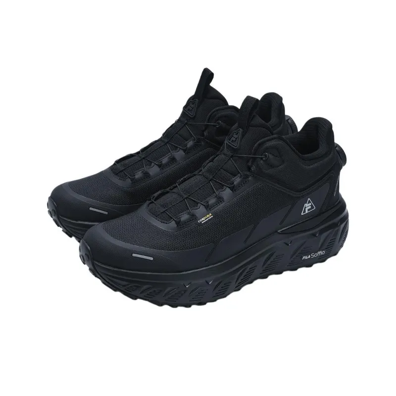 FILA BOA EXPLORER Anti Slip Wear Resistant Mid Top Outdoor Shoes Men's Black-1