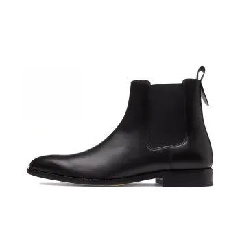 COACH Short Chelsea Boots Men's Black