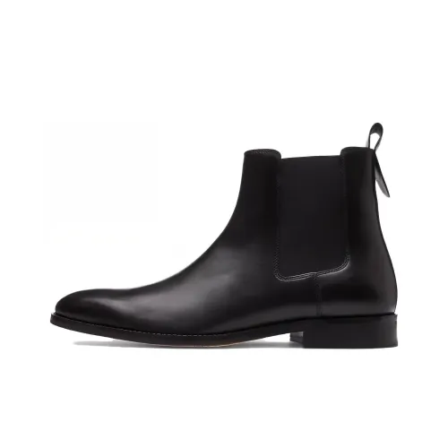 COACH Short Chelsea Boots Men's Black