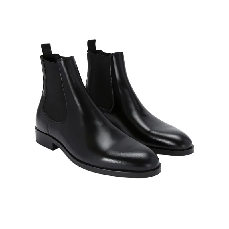 Kurt Geiger London Hunter Chelsea Short Chelsea Boots Men's Black-3