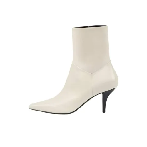 GUCCI Ankle Boots 7.5cm Women's Beige