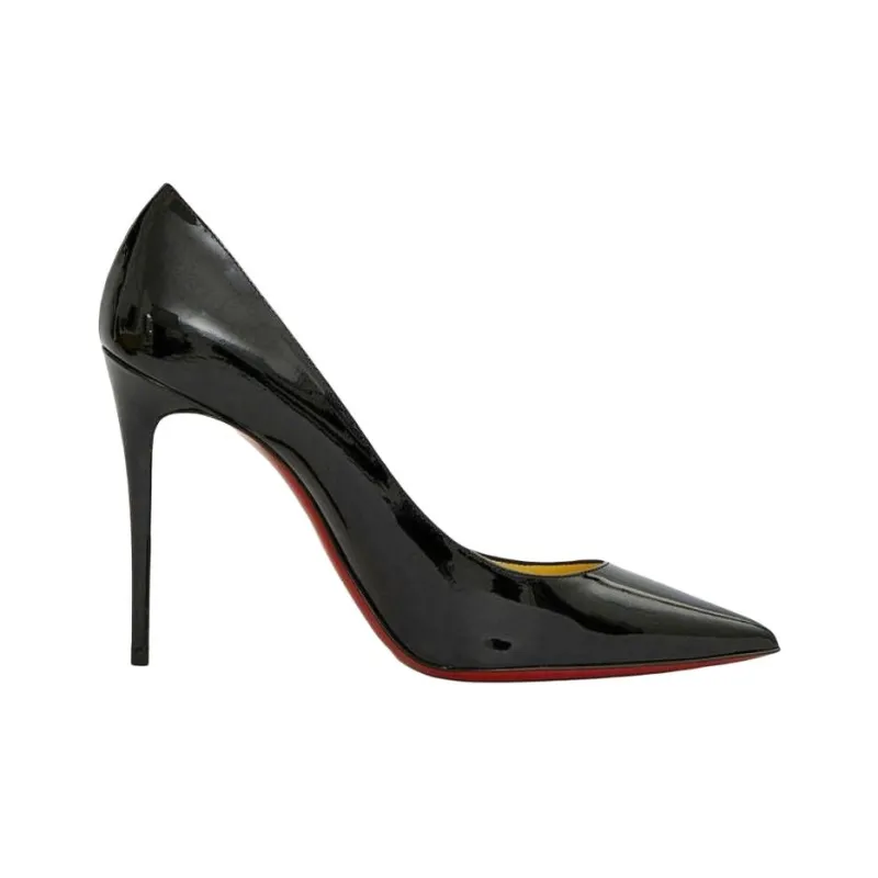CL Kate Slim Heel High Heels 10cm Women's Black-1